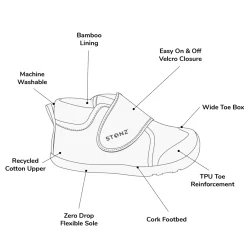 Shoes>Stonz Cruiser Natural Shoes Sizes 4-7 Ocher