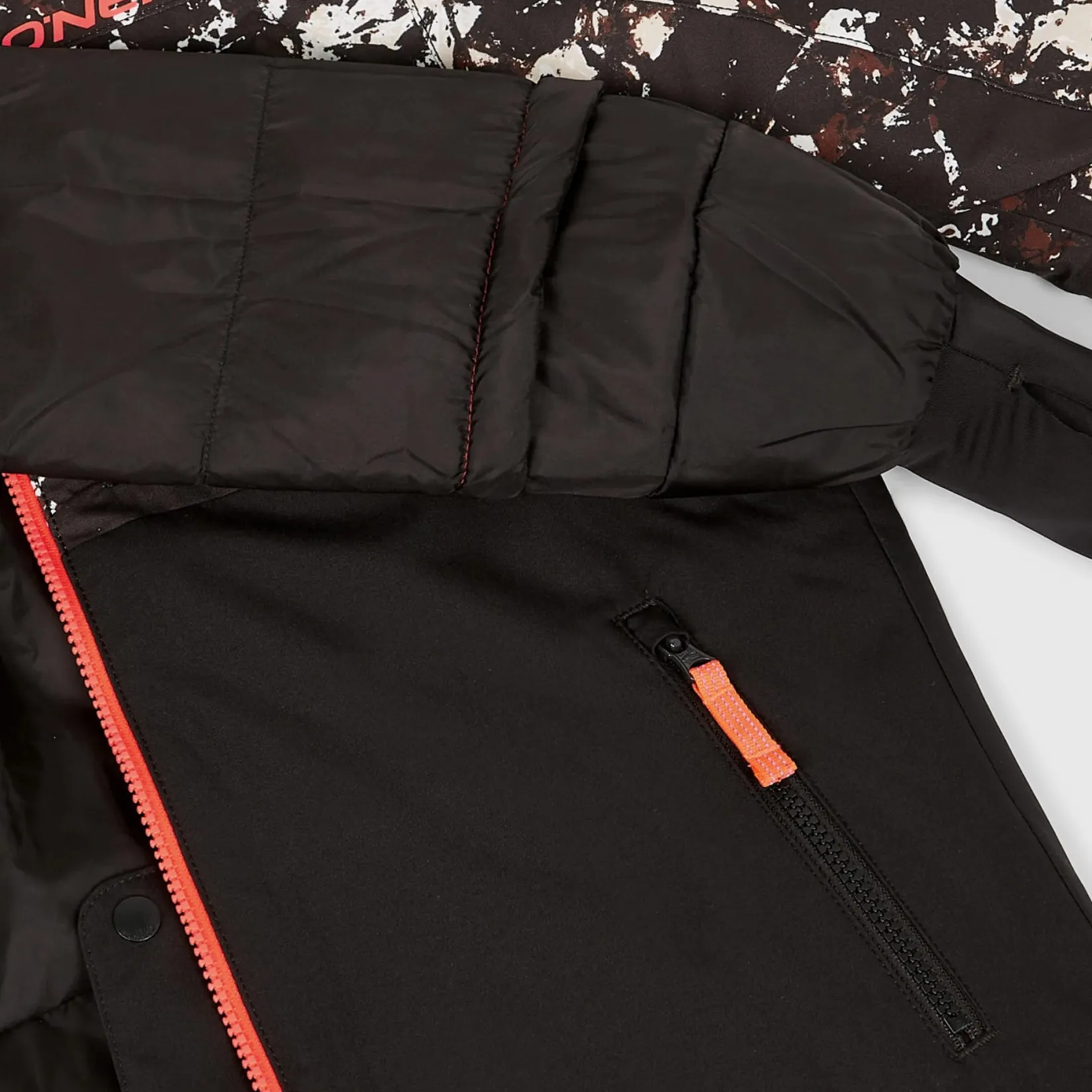 Outerwear|Coats & Jackets>O'Neill Cruz Triple Snow Jacket 8-16 Black