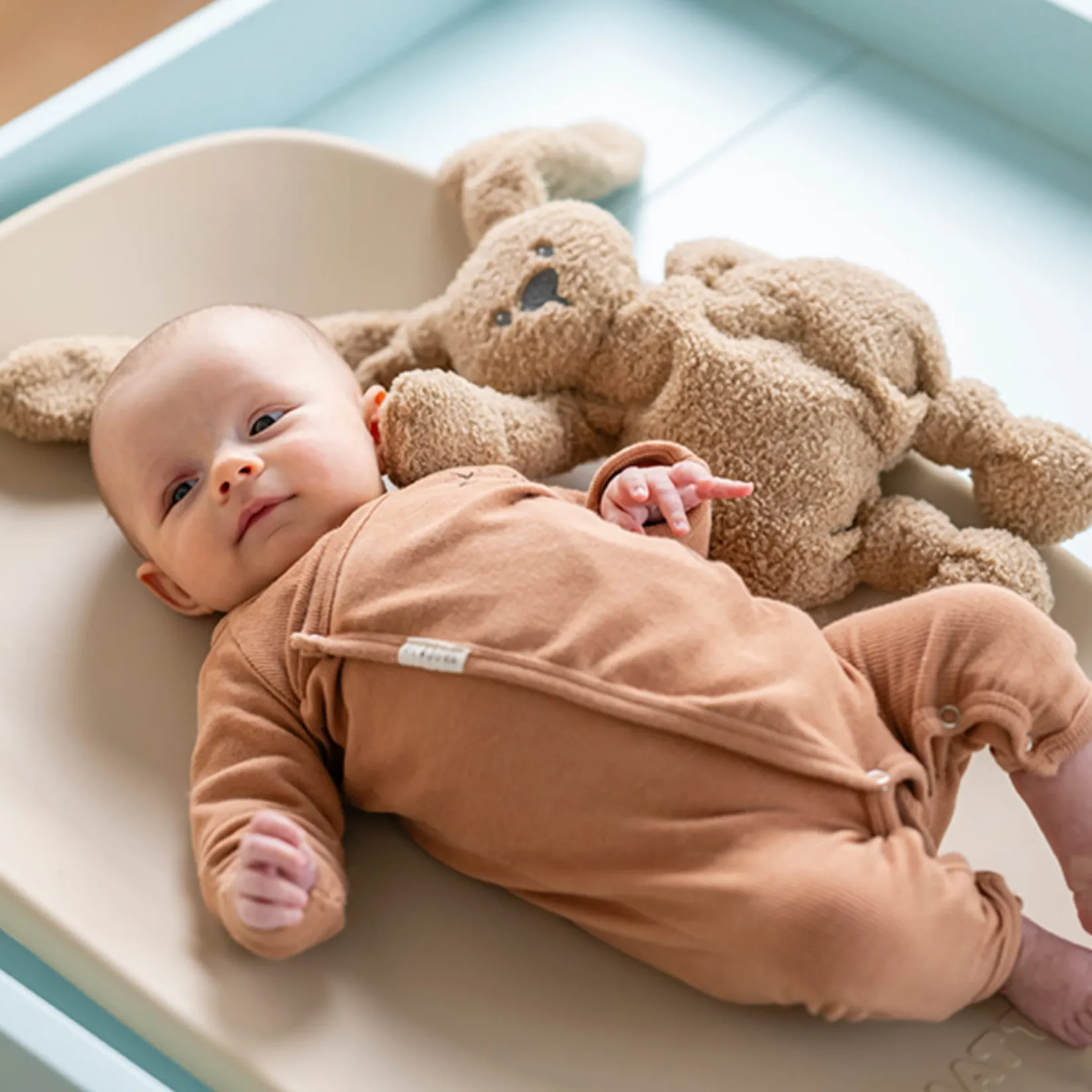 Plush Toys>Nattou Cuddle Rabbit Lapidou - Sand