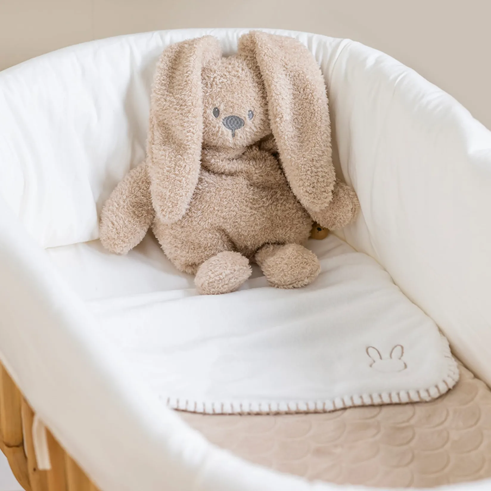 Plush Toys>Nattou Cuddle Rabbit Lapidou - Sand