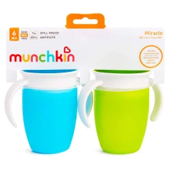 Clearance Cup 360 7oz (2) - Blue Green Kids Breastfeeding|Tableware