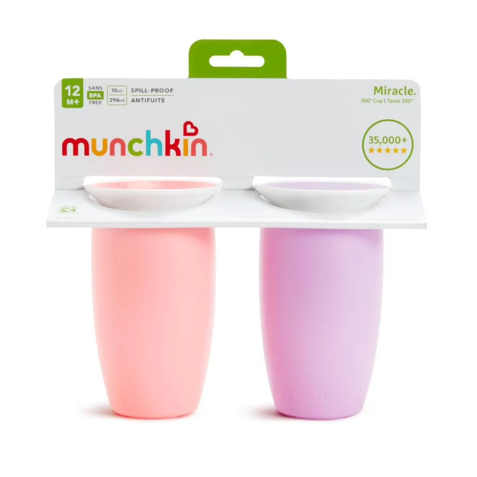 Breastfeeding|Tableware>Munchkin Cup 360 10oz(2) Pink Purple