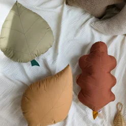 New Cushion Ash Leaf - Ochre Cushions