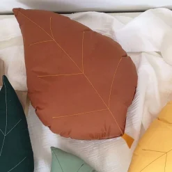 Cushions>The Butter Flying Cushion Ash Leaf - Rust