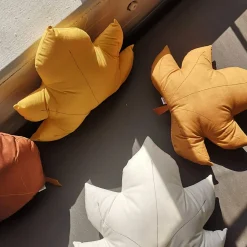 Cushions>The Butter Flying Cushion Maple Erable - Mustard