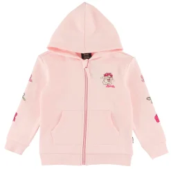 Fleeces And Sweatshirts|Tops>Birdz Cute Dog Hoodie 2-10 Pink