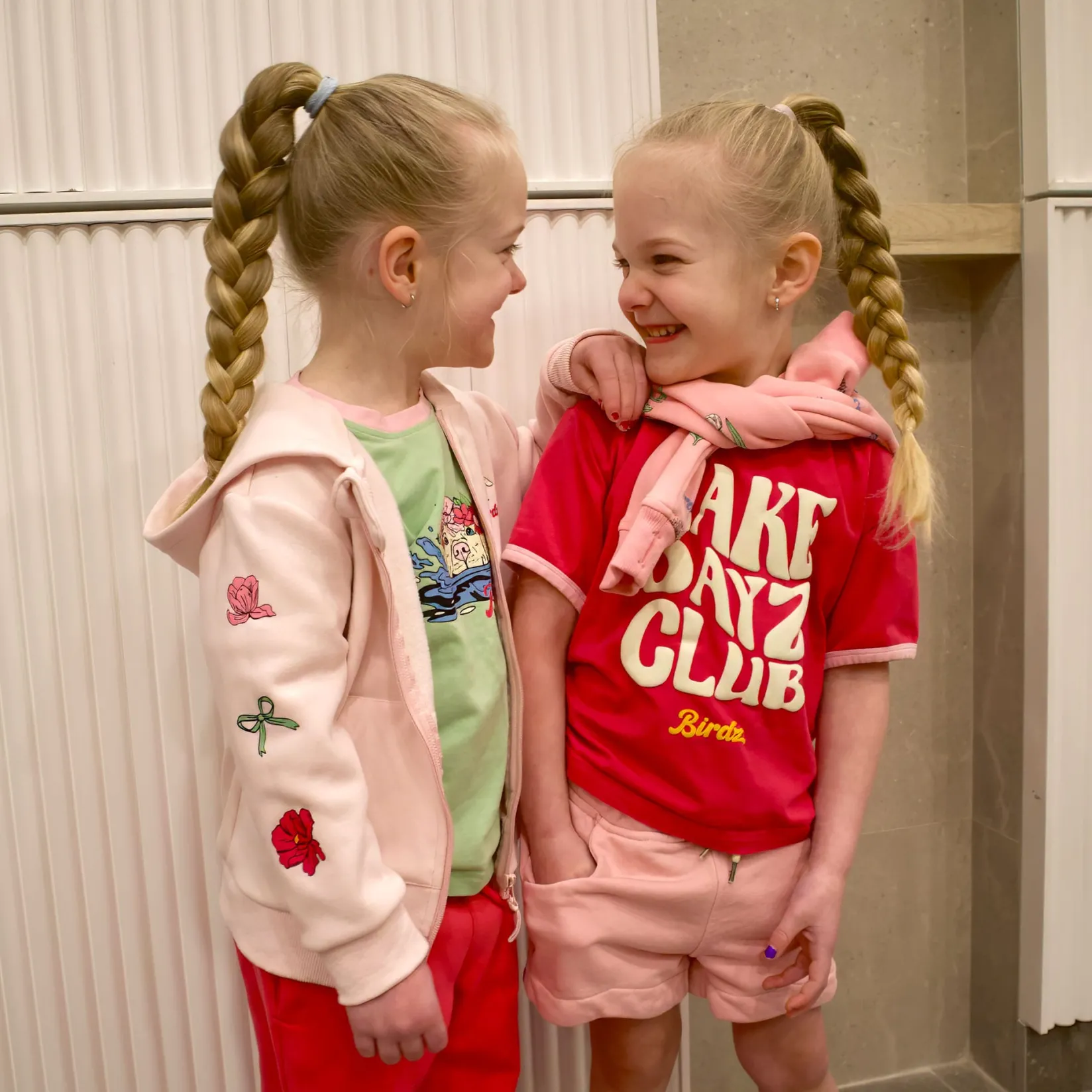 Tops>Birdz Cute Dog T-shirt 2-10 Sage