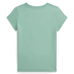 Tops>Polo Ralph Lauren Cute Dog T-shirt 2-6x Turquoise