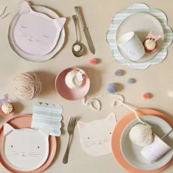 Cute Kitten Cups (8) Party Supplies