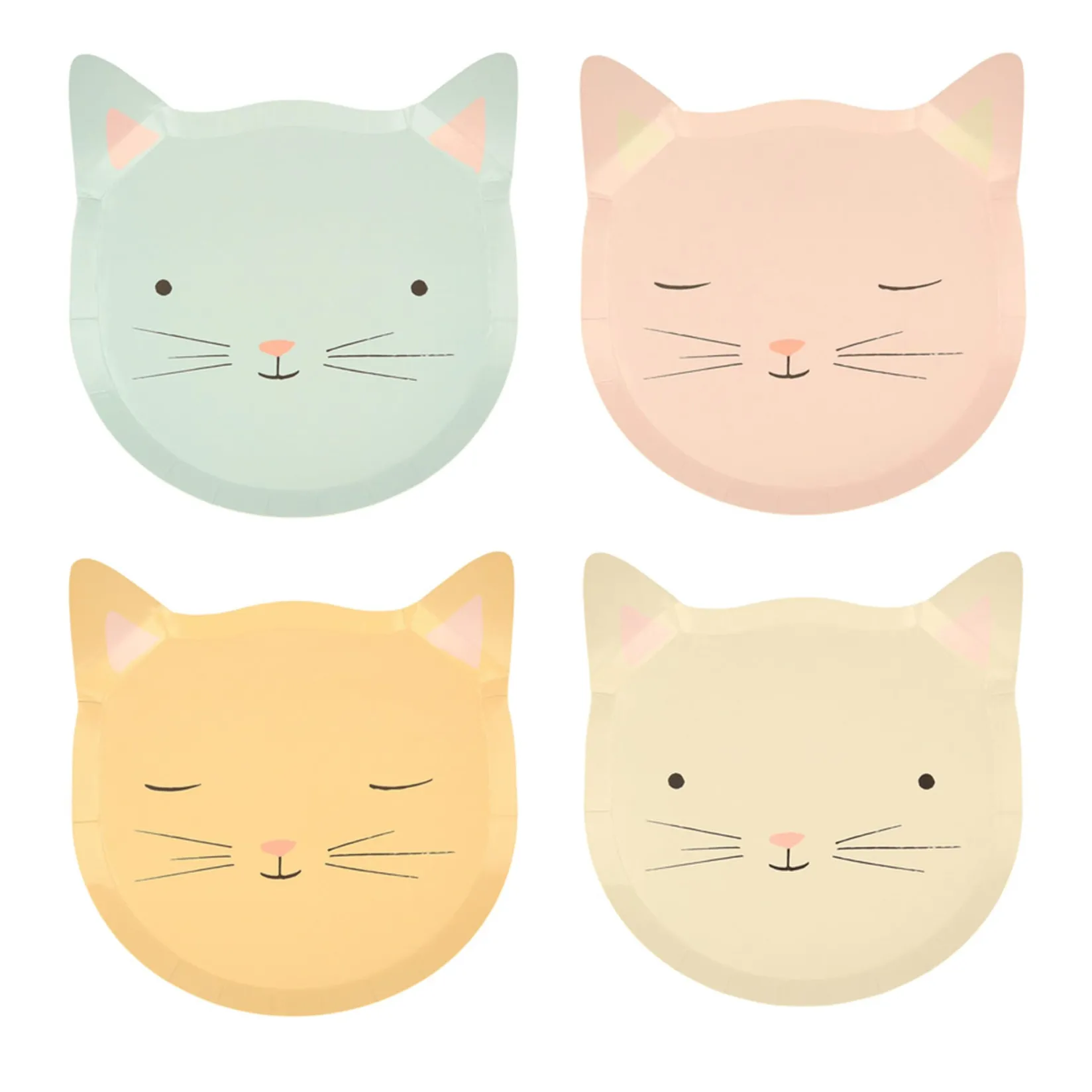 Clearance Cute Kitten Plates (8) Party Supplies