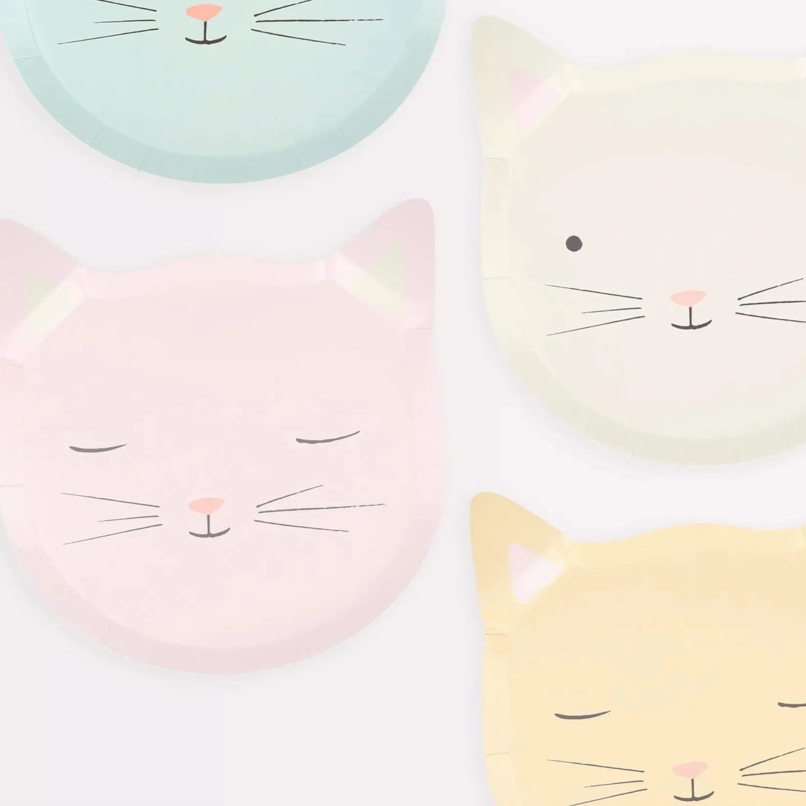 Clearance Cute Kitten Plates (8) Party Supplies