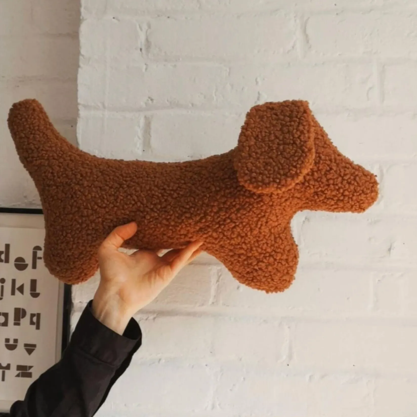 Hot Dachshund Dog Pillow - Rust Plush Toys