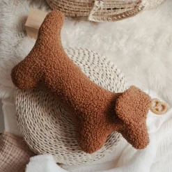 Hot Dachshund Dog Pillow - Rust Plush Toys