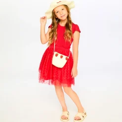 Best Daffodils Straw Purse Kids Waist Bags