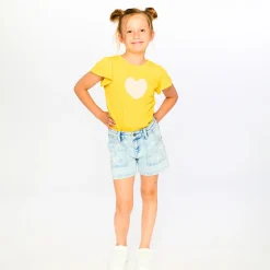 Shorts & Bermuda>Deux par Deux Daisies Short 3-6 Denim