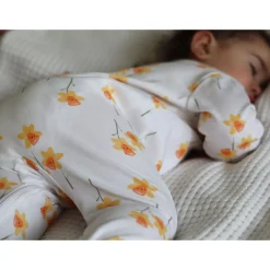 New Daisies Flowers Pajamas 0-30m Pajamas|Pyjamas