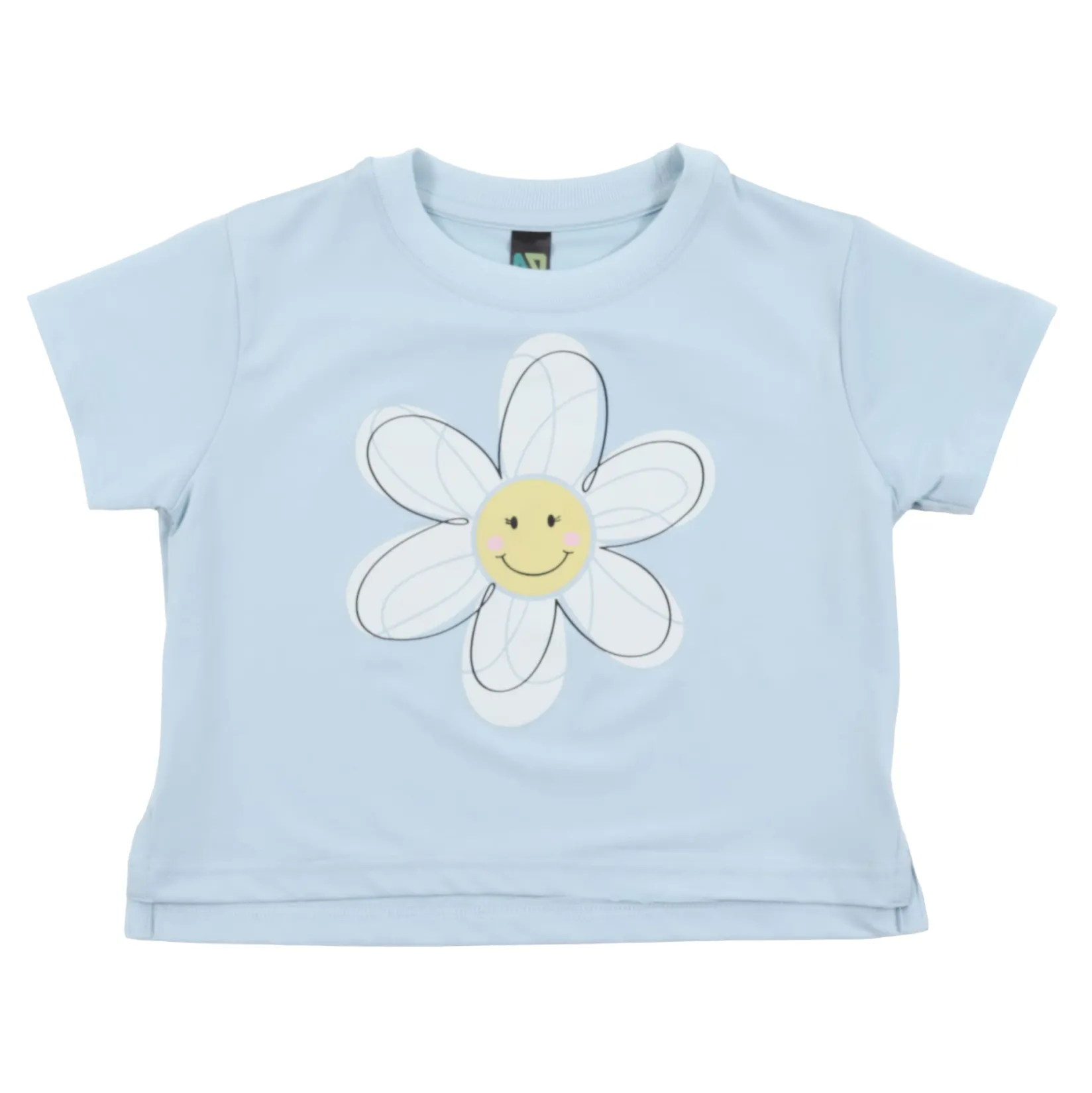 Pajamas & Bathrobes>Nano Daisies 3pc Pajamas 2-12 Blue