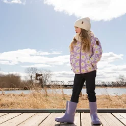 Outlet Daisies Quilted Jacket 7-12 Kids Outerwear|Coats & Jackets