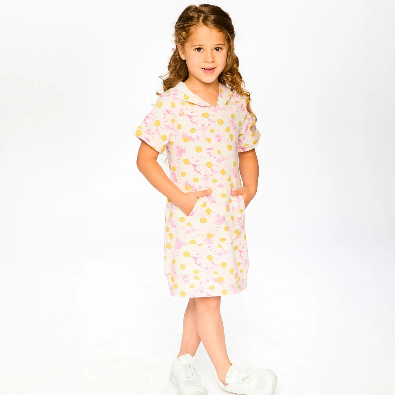 Outlet Daisies Sweat Dress 3-6 Kids Dresses & Rompers