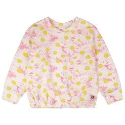 Fleeces And Sweatshirts|Tops>Deux par Deux Daisies Sweatshirt 7-10 Pink