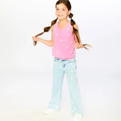 Tops>Deux par Deux Daisies Tank Top 3-6 Pink