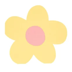 Outlet Daisy Shaped Napkins (16) Party Supplies