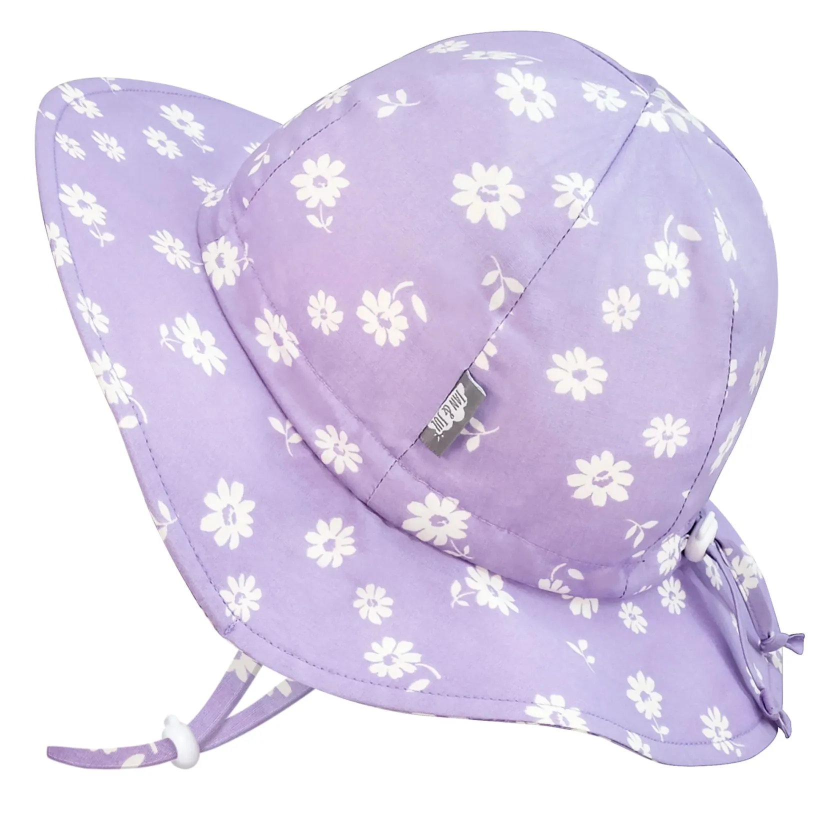 Hats & Caps>Jan n Jul Daisy UV Cotton Hat 2-5y Purple