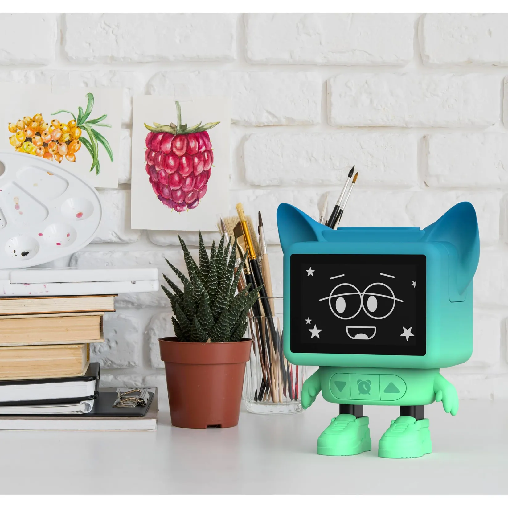 Clocks & Timers|Clocks & Alarm Clocks>MOB Mobility On Board Dancing Clock - Blue