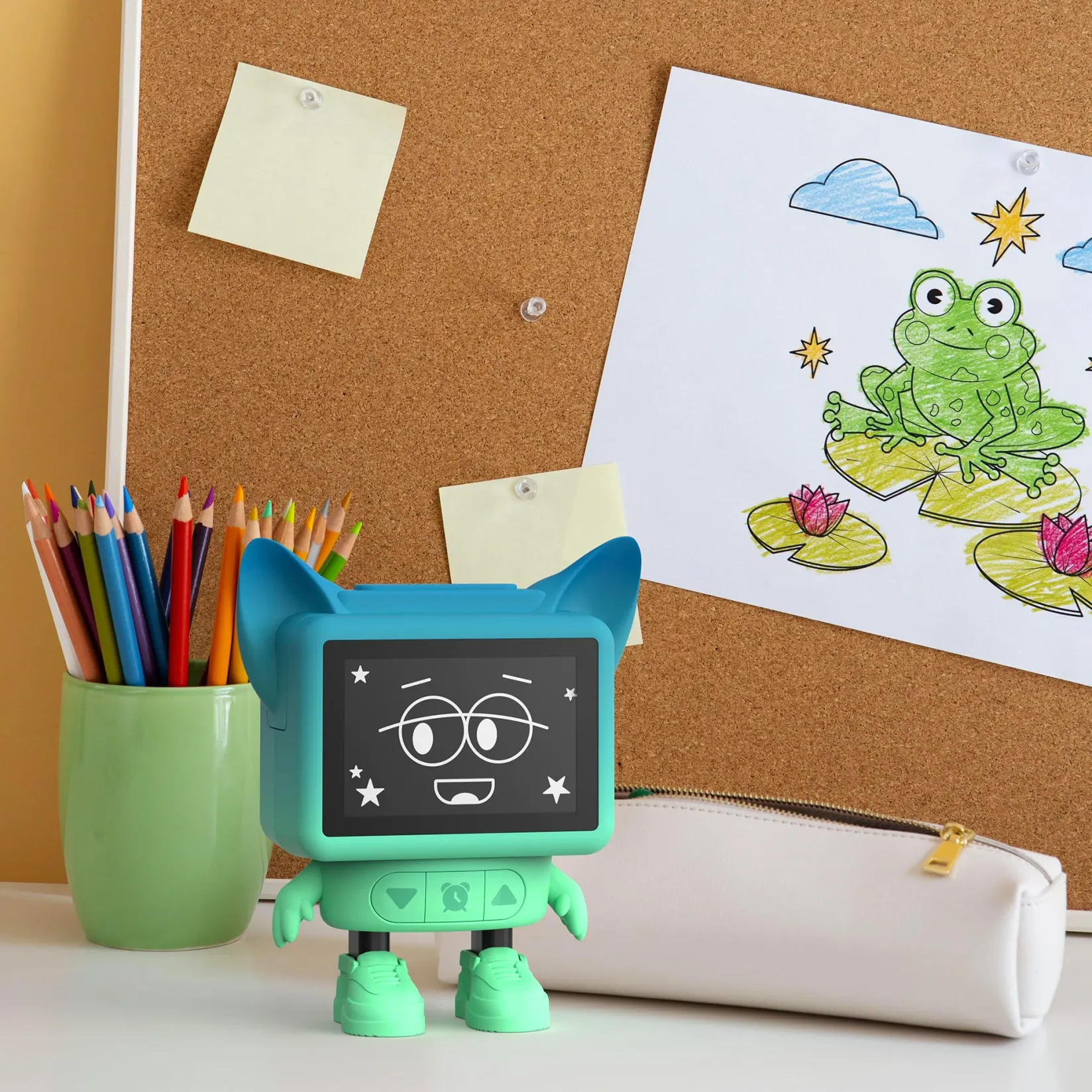 Clocks & Timers|Clocks & Alarm Clocks>MOB Mobility On Board Dancing Clock - Blue