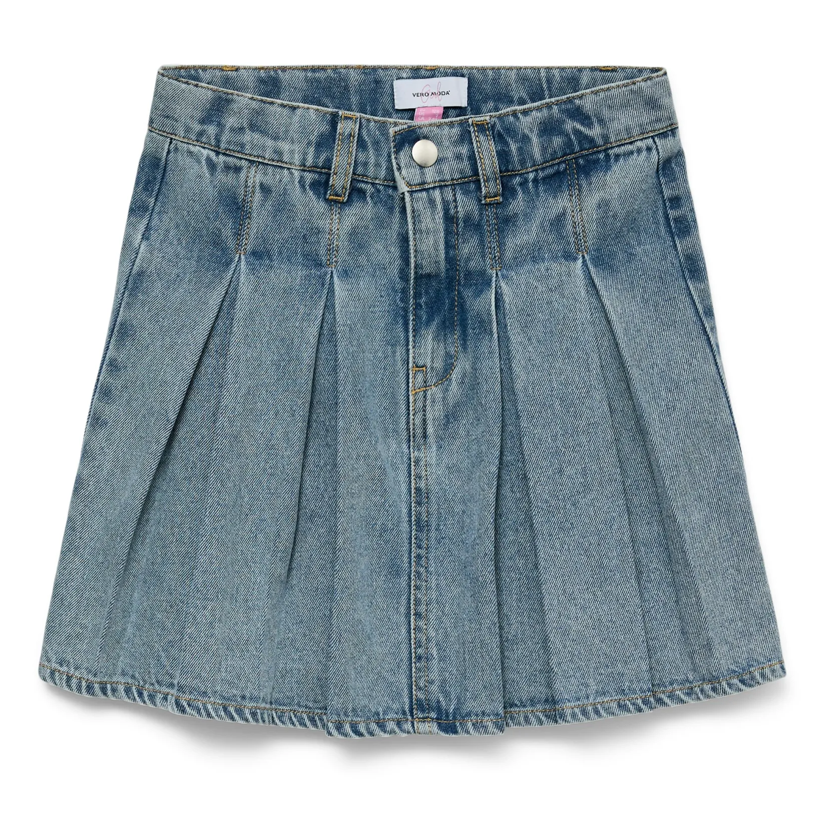Skirts>Vero Moda Danni Pleated Skirt 7-14y Denim