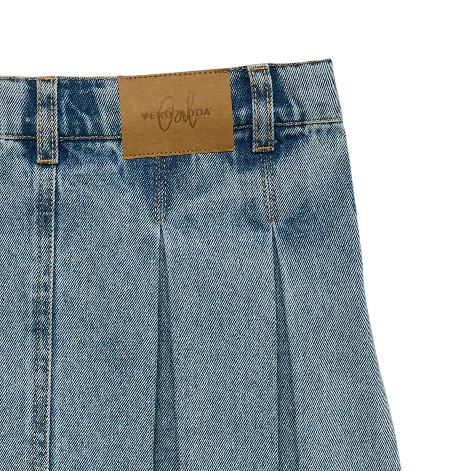 Skirts>Vero Moda Danni Pleated Skirt 7-14y Denim