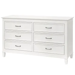Sale Darlington 6-Drawer Dresser - Warm White Storage Furniture