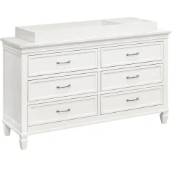 Sale Darlington 6-Drawer Dresser - Warm White Storage Furniture