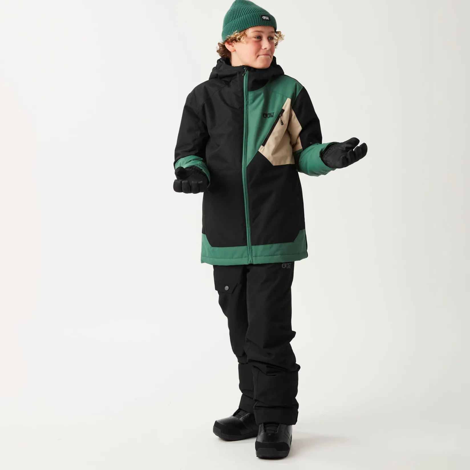 Outerwear|Coats & Jackets>Picture Daumy Winter Jacket 8-14 Green