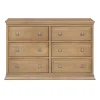 Storage Furniture>DaVinci Signature 6-Drawer Double Dresser - Hazelnut