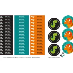 Sale Daycare Name Labels - Dinosaurs Kids Personalized Name Labels|Personalized Name Labels