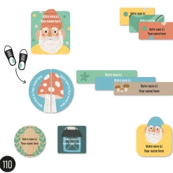 Hot Daycare Name Labels - Gnomes Kids Personalized Name Labels|Personalized Name Labels