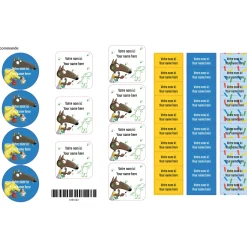 Sale Daycare Name Labels - Little Wolf Kids Personalized Name Labels|Personalized Name Labels