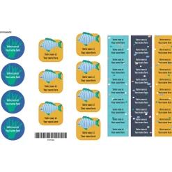 Sale Daycare Name Labels - Ocean Kids Personalized Name Labels|Personalized Name Labels