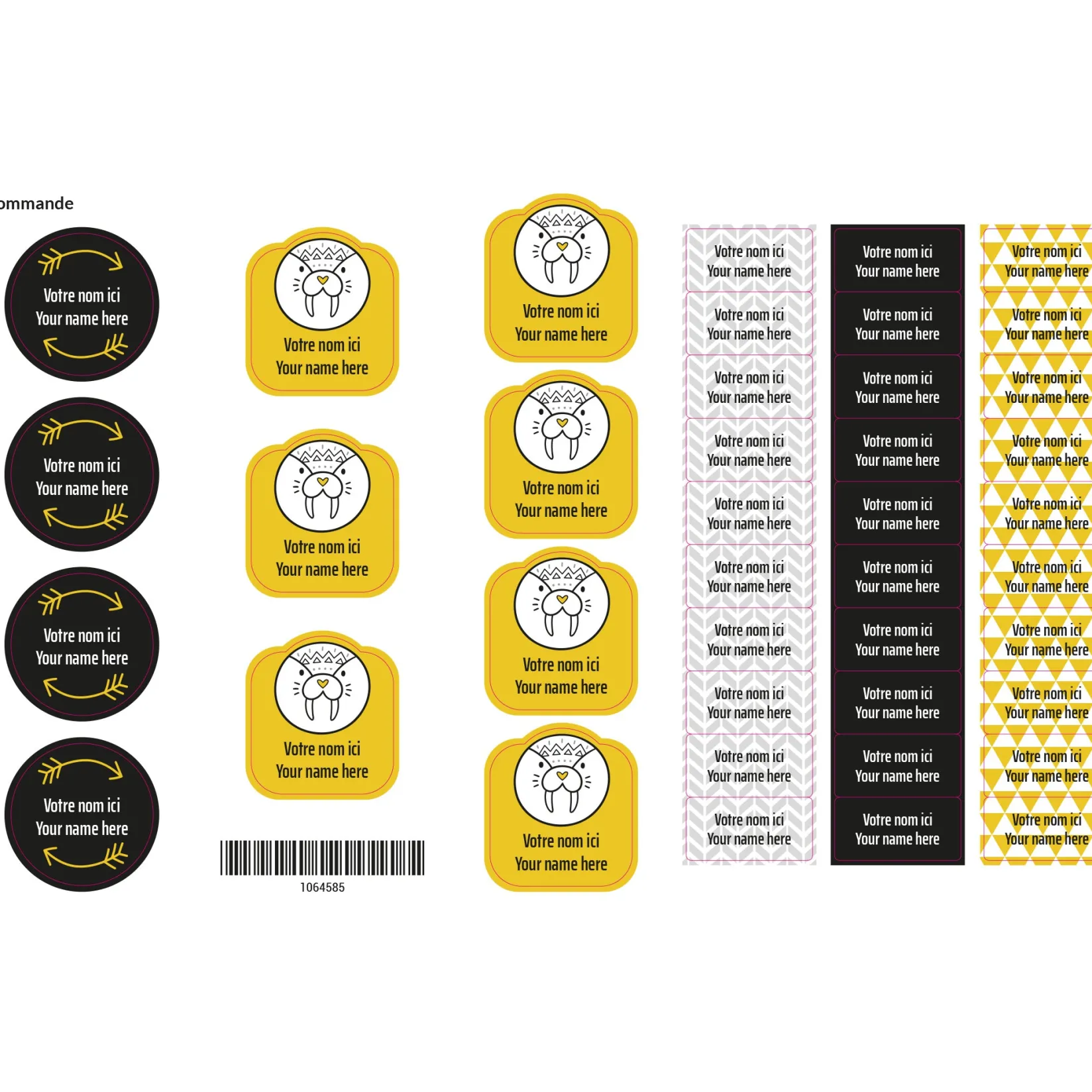 Personalized Name Labels|Personalized Name Labels>Clement - Impressions Daycare Name Labels - Scandinavia