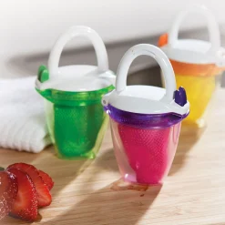 Cleaning & Food Preparation|Food Preparation>Munchkin Deluxe Fresh Food Feeder - Blue/Green