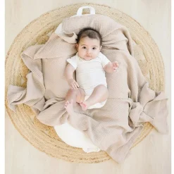Blankets|Blankets>Jasxtek Deluxe Muslin Blanket - Beige