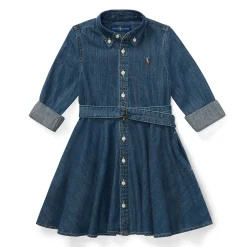 Dresses & Rompers>Polo Ralph Lauren Shirt Dress 2-6x Denim