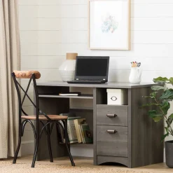 New Desk - Gascony Gray Maple Desk