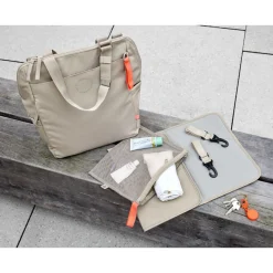 New Diaper Backpack Green Label - Beige Diaper Bags|Diaper Bags