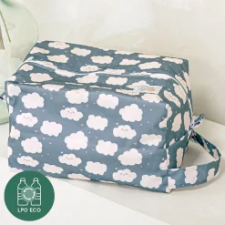 Diaper Bags|Diaper Bags>La Petite Ourse Diaper Pod - Clouds