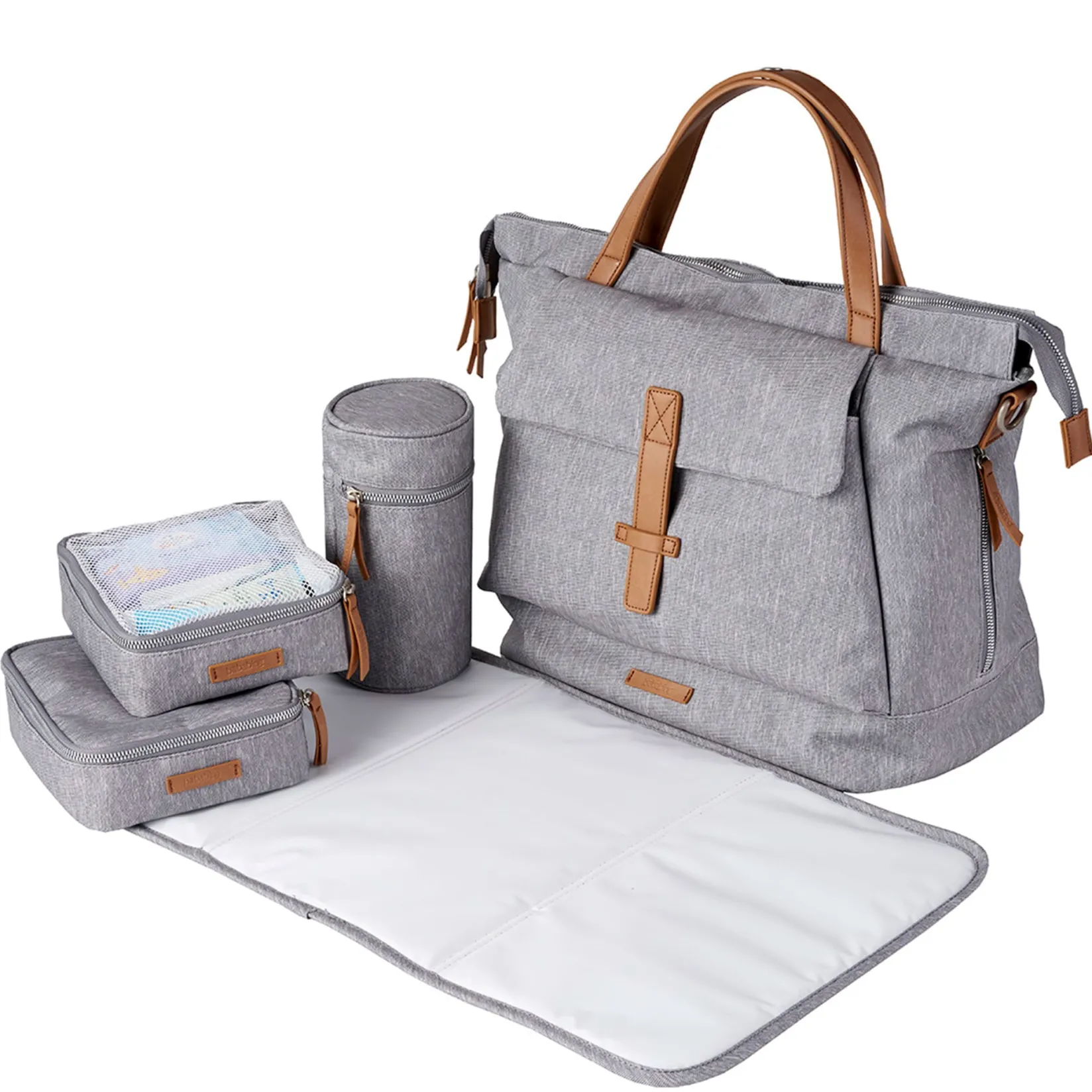 Hot Diapers Bag Erin - Grey Diaper Bags|Diaper Bags