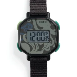 Teething Toys>Djeco Digital Watch Black Octopus