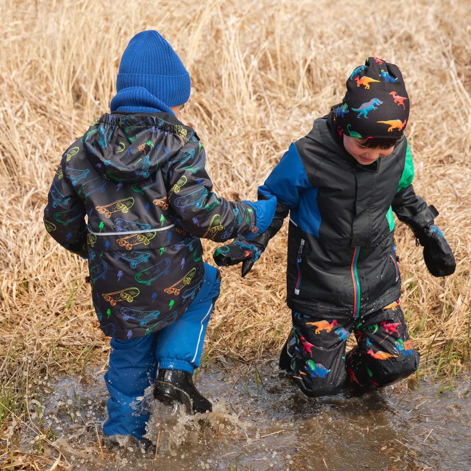 Outerwear>Deux par Deux Dinos 3in1 Spring Set 2-6 Black