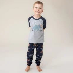 Dinos 3pc Pajamas 2-12 Kids/BOY Pajamas & Bathrobes
